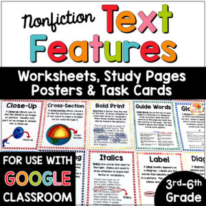 Nonfiction Text Features Activities COVER