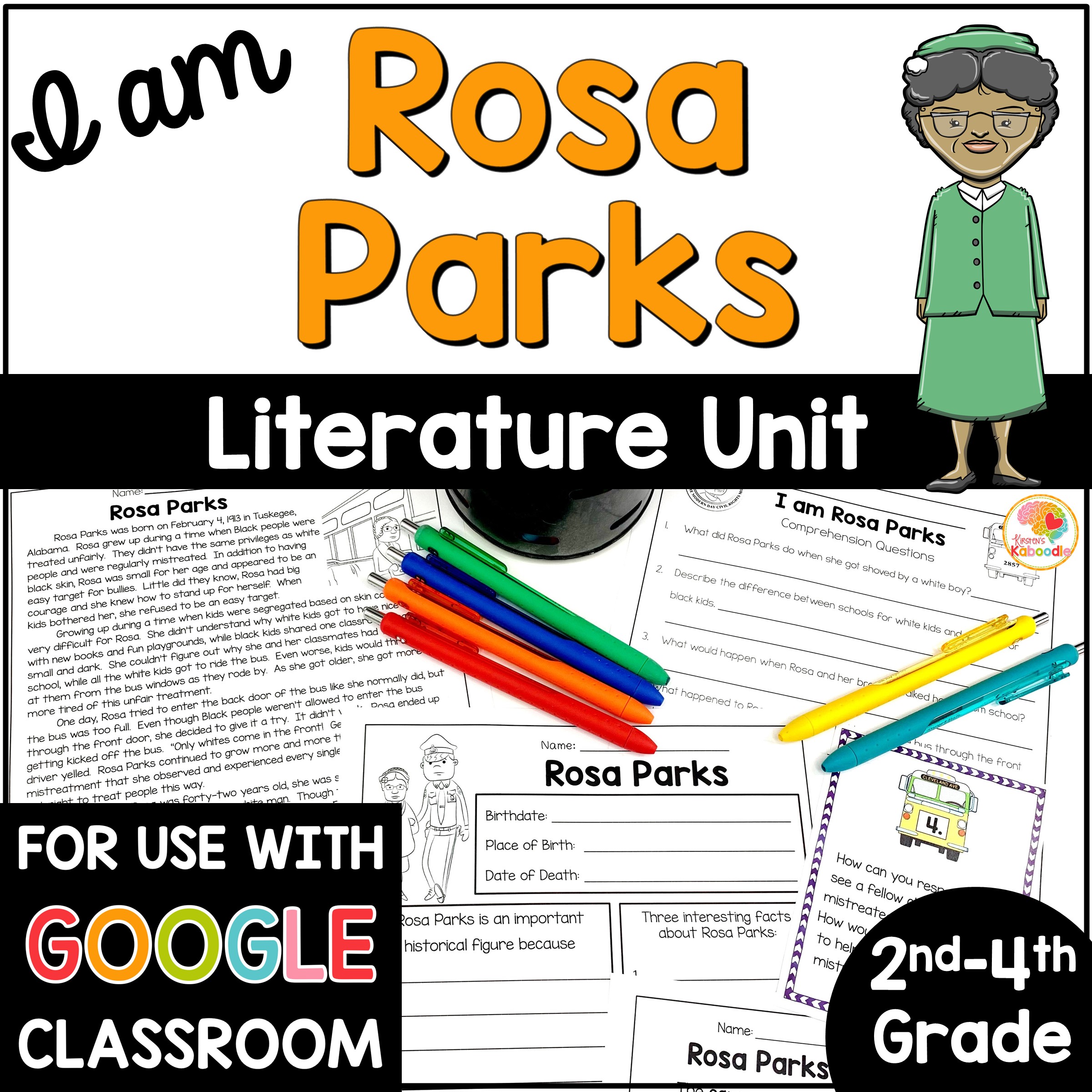 i-am-rosa-parks-literature-activities