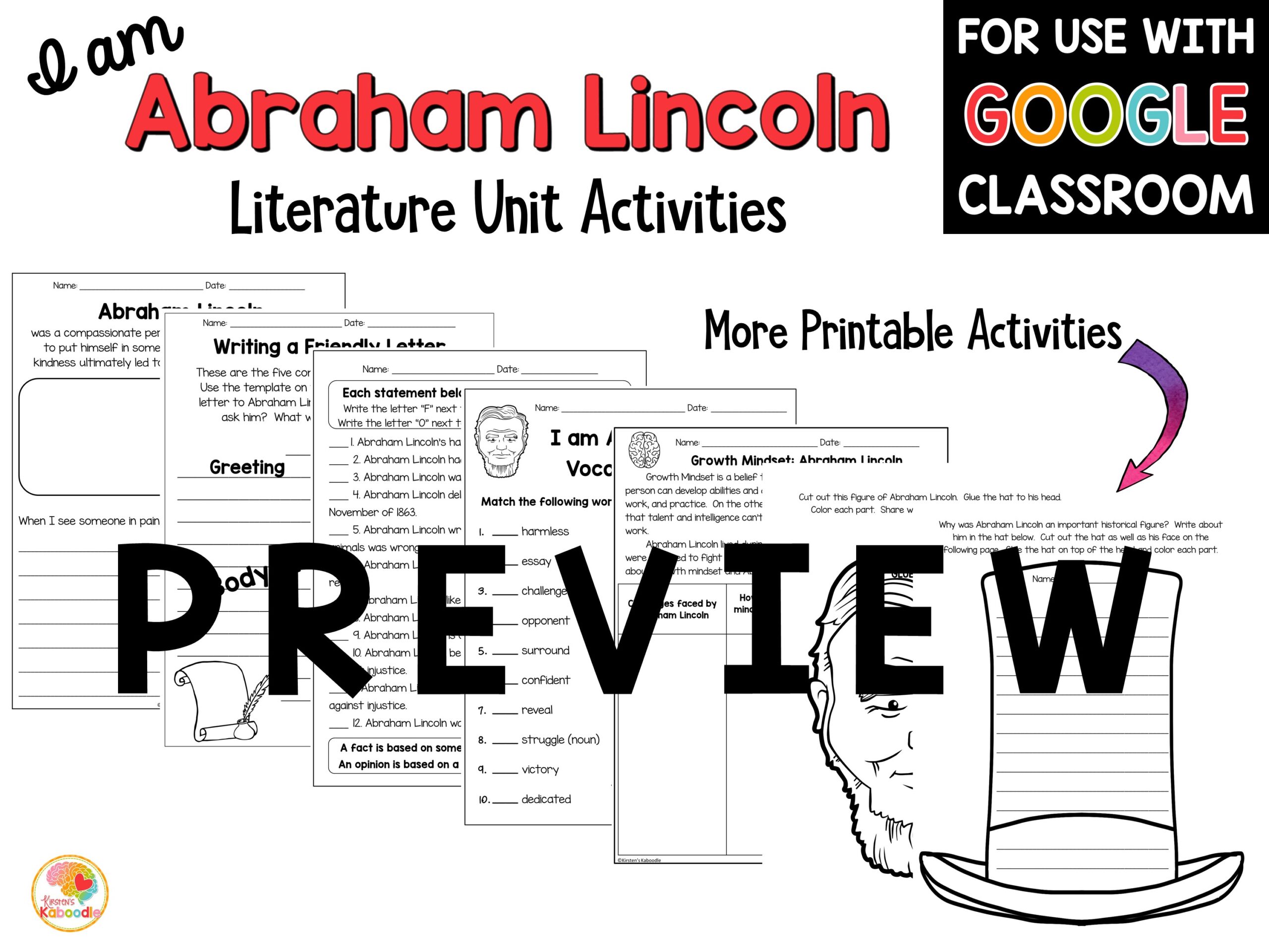 abraham-lincoln-literature-unit