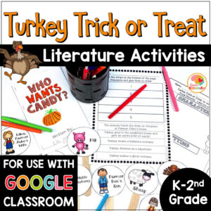 Turkey Trick or Treat Activities for Kids PREVIEW