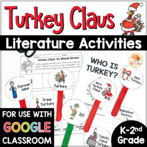 Turkey Claus Activities for Kids COVER