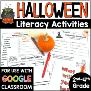 Halloween Literacy Activities COVER