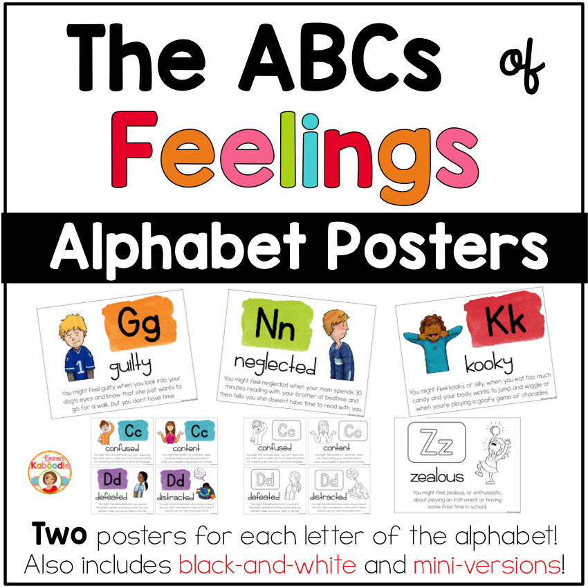 Feelings Posters - The ABCs of Feelings