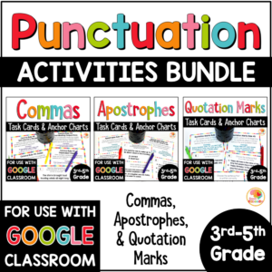 Punctuation Activities BUNDLE COVER