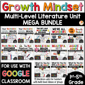 Growth Mindset Picture Book Mega Bundle COVER