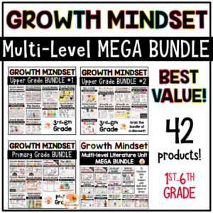 Growth Mindset Multi-Level MEGA BUNDLE Cover